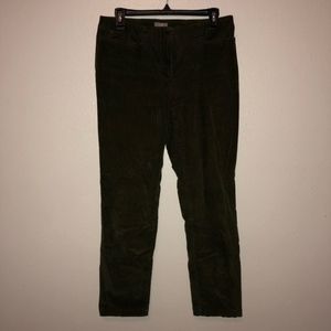 💚J. Jill Army Green Corduroy Pants
